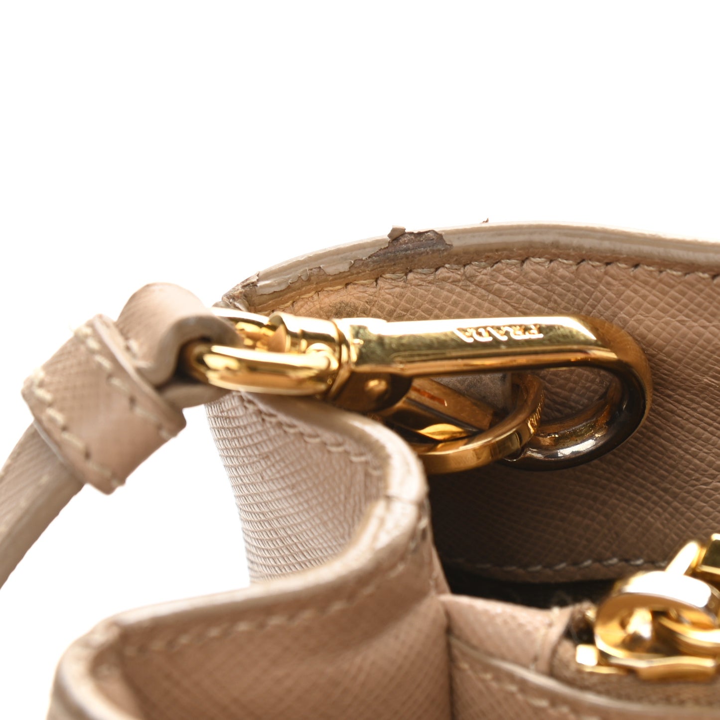 Saffiano Medium Galleria Double Zip Tote Sabbia