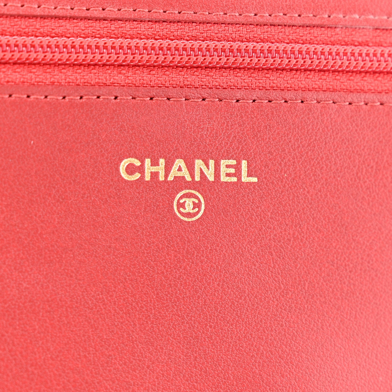 Chanel Caviar Quilted Boy Wallet On Chain WOC Red 6 of 13