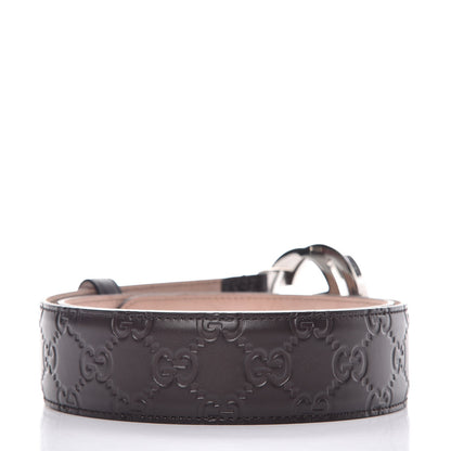 Gucci Guccissima Signature Interlocking G 40mm Belt 85 34 Cocoa 3 of 8