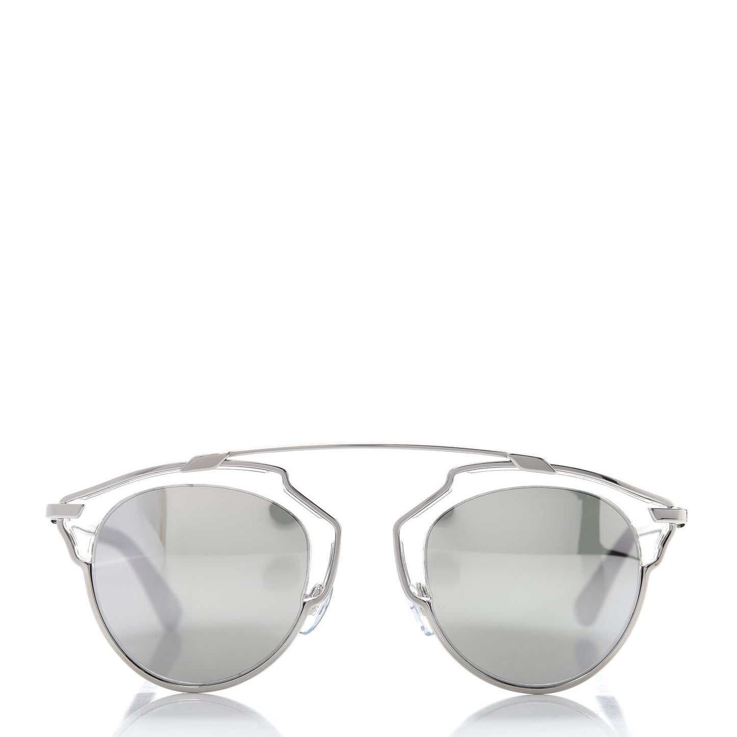 Mirrored So Real Sunglasses Silver