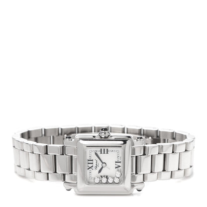 Chopard Stainless Steel 5 Diamond 23mm Happy Sport Quartz Watch 2 of 5