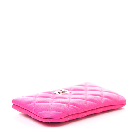 Chanel Goatskin Quilted Small Reissue Cosmetic Case Pink 4 of 8