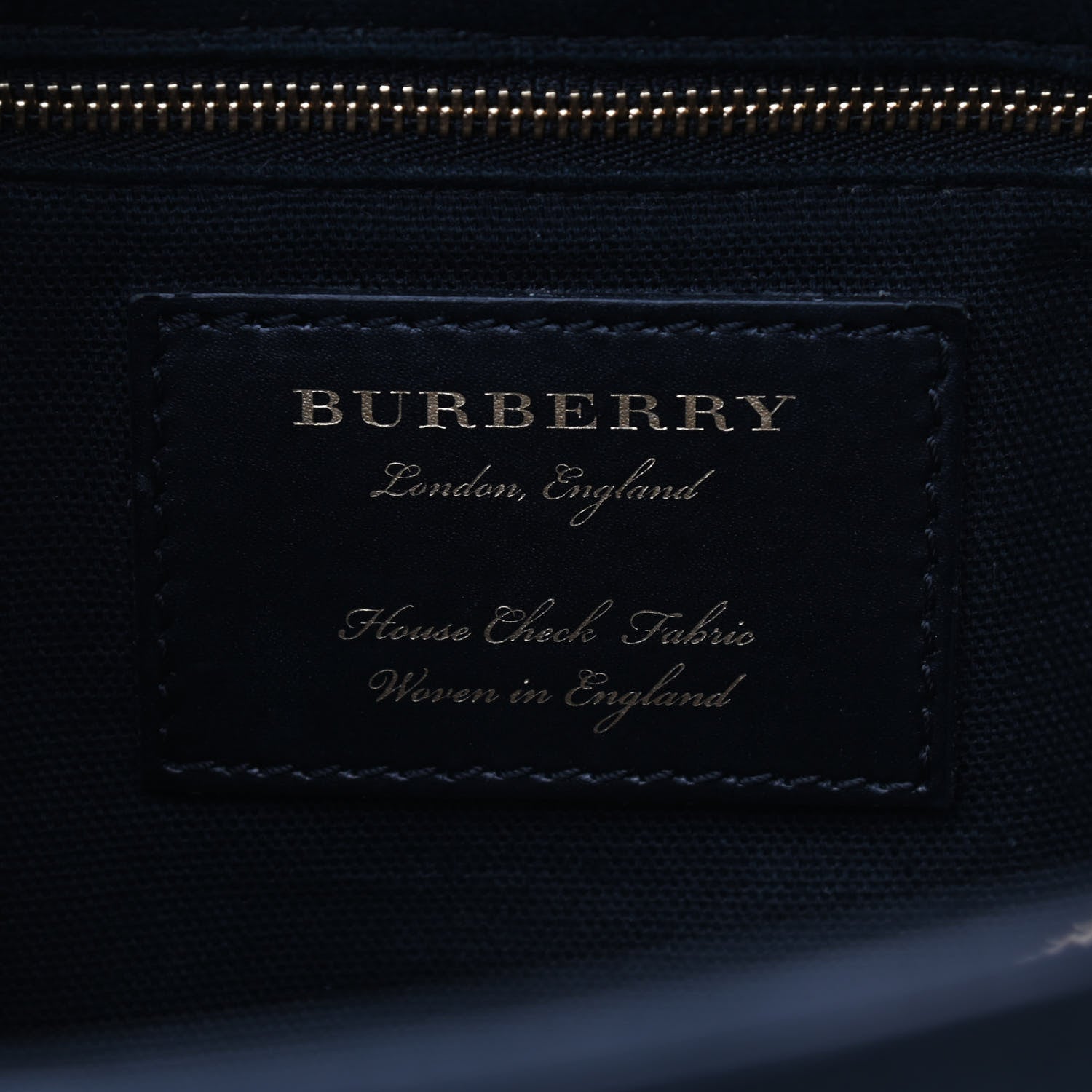 Burberry Derby Calfskin House Check Medium Camberley Black 8 of 12