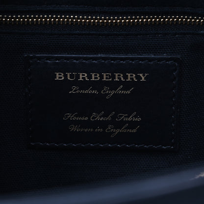 Burberry Derby Calfskin House Check Medium Camberley Black 8 of 12