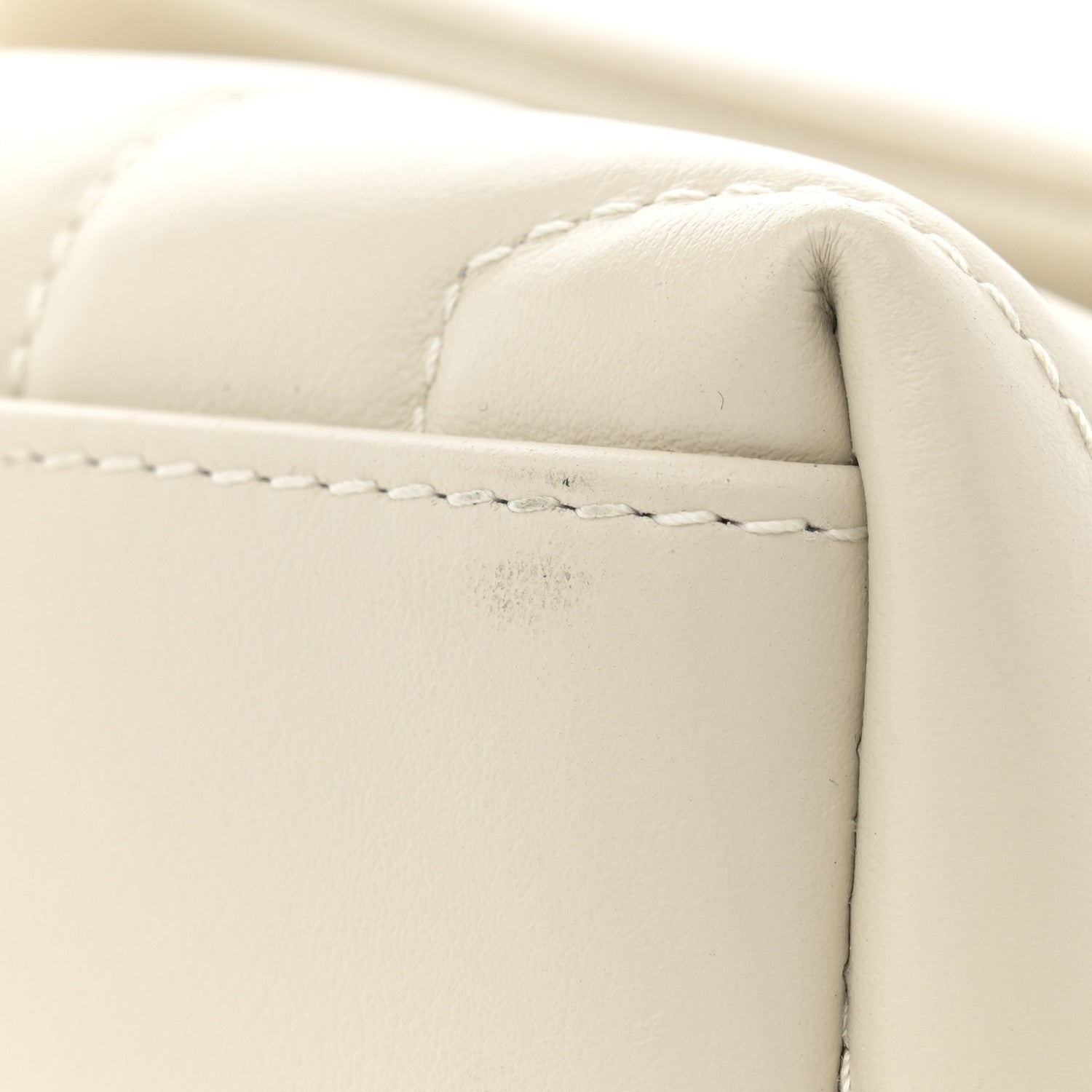 Saint Laurent Calfskin Y Quilted Monogram Small Loulou Chain Satchel Crema Soft 11 of 11