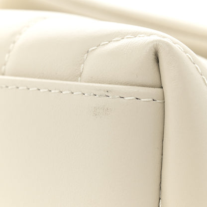 Saint Laurent Calfskin Y Quilted Monogram Small Loulou Chain Satchel Crema Soft 11 of 11