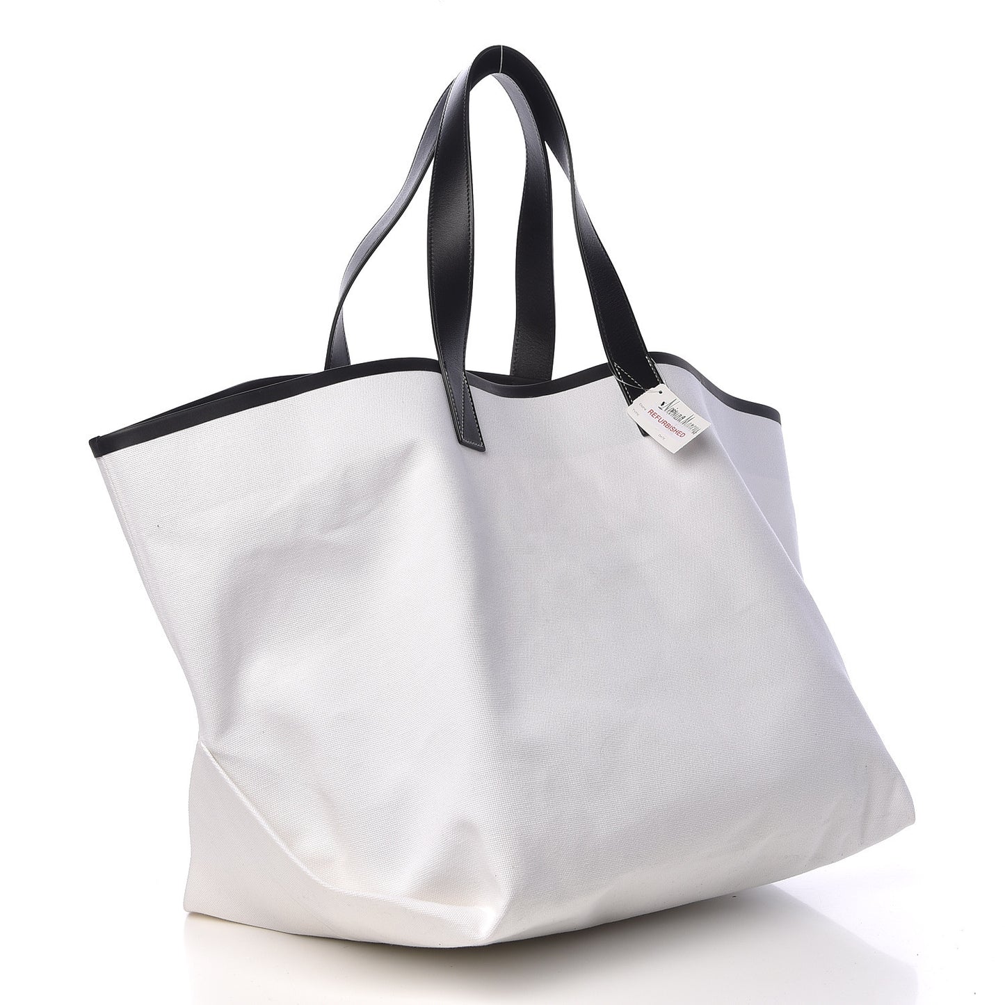 Textile Medium Made In Tote Black White