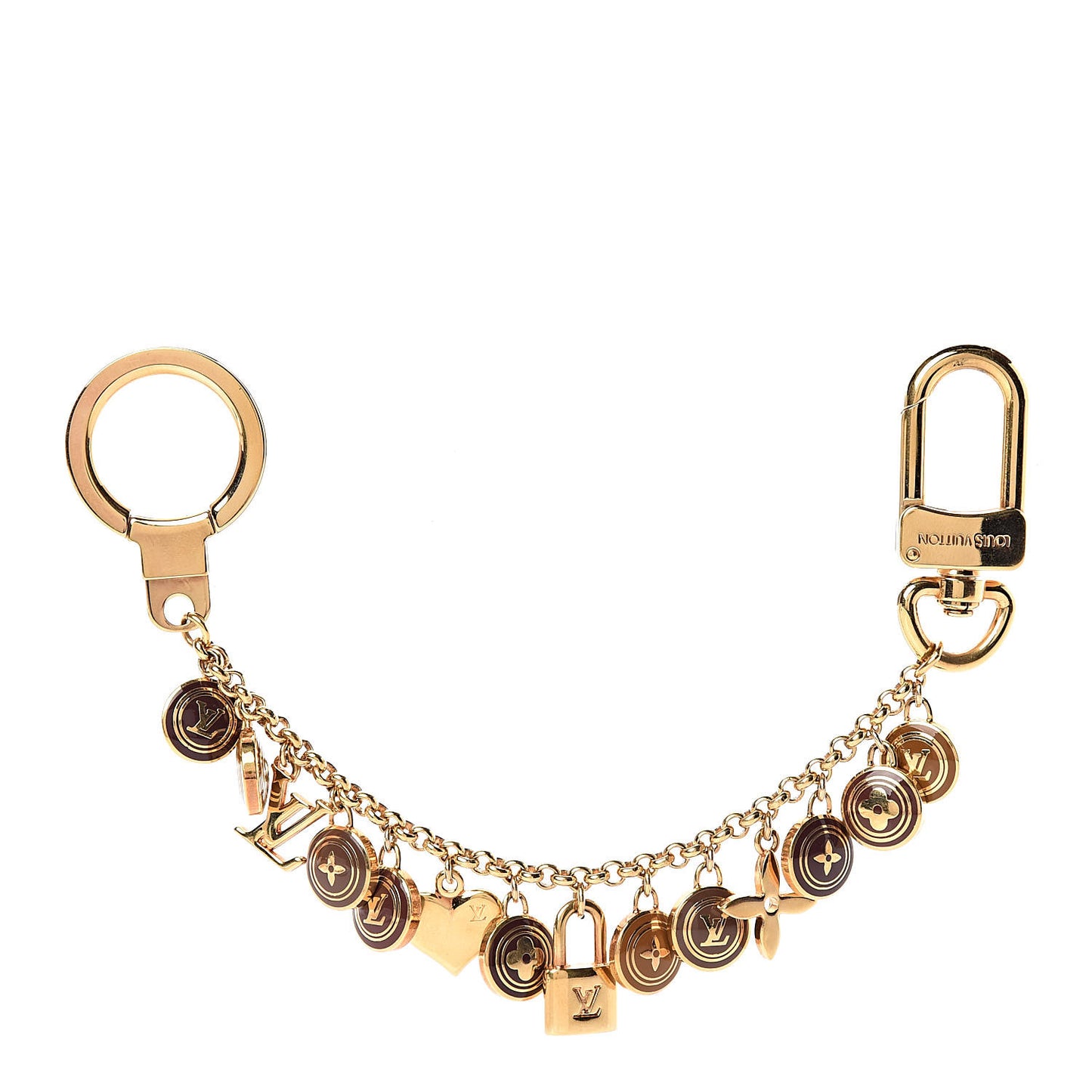 Pastilles Key Chain Bag Charm Brown
