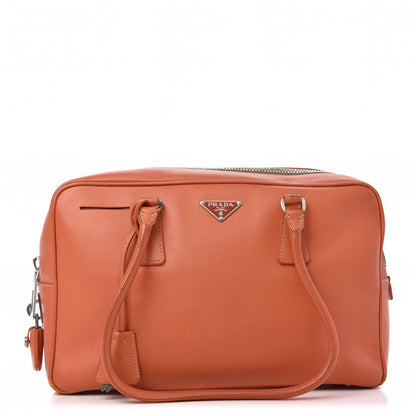 Prada Saffiano Bauletto Papaya 1 of 19