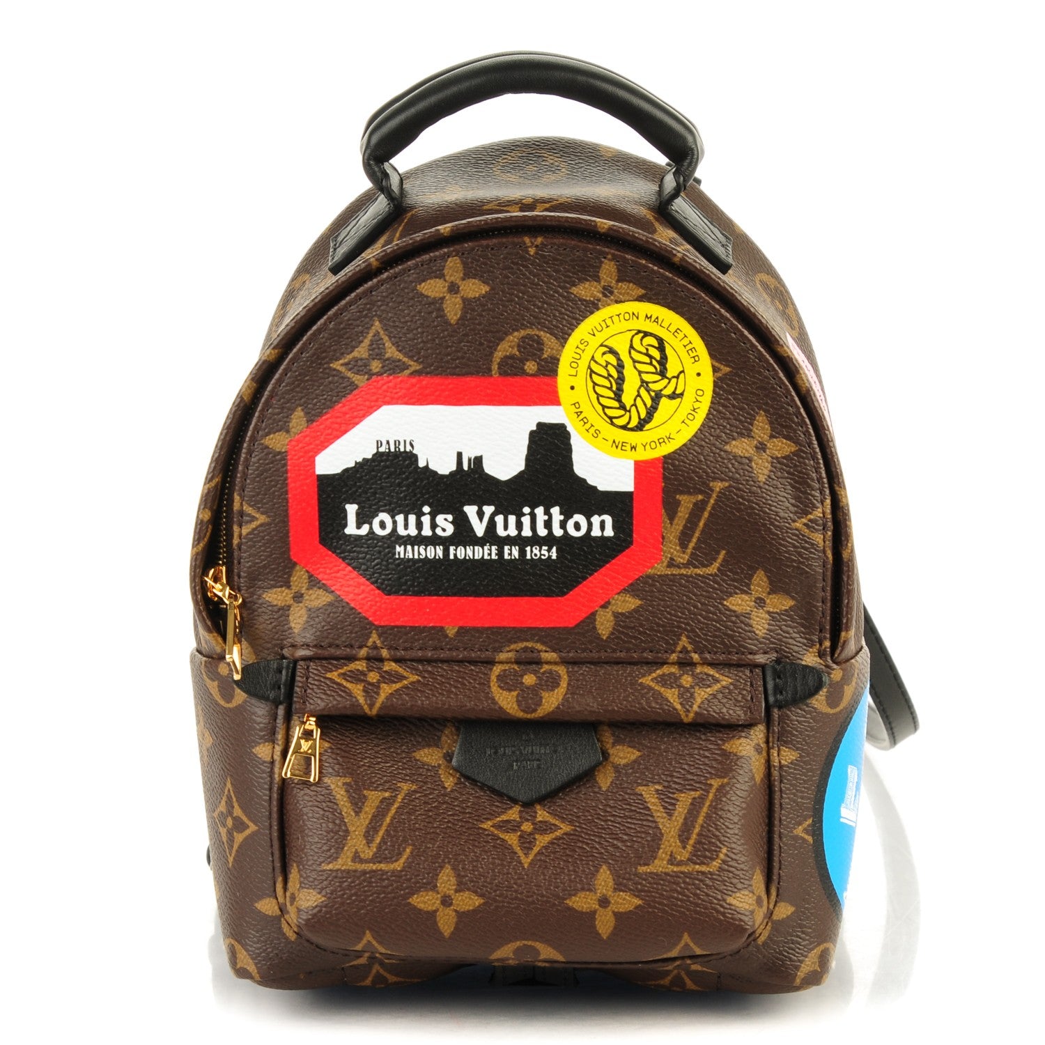 Louis Vuitton Monogram World Tour Palm Springs Backpack Mini 1 of 7