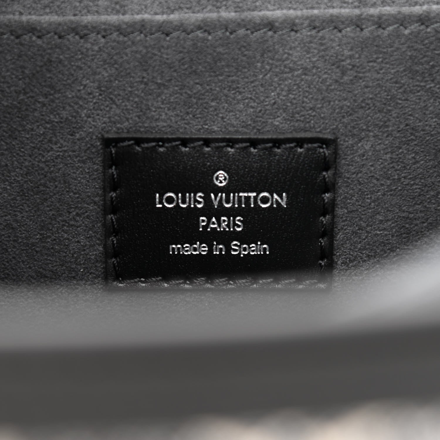 Louis Vuitton Denim Monogram Jacquard Dauphine MM Black 6 of 9