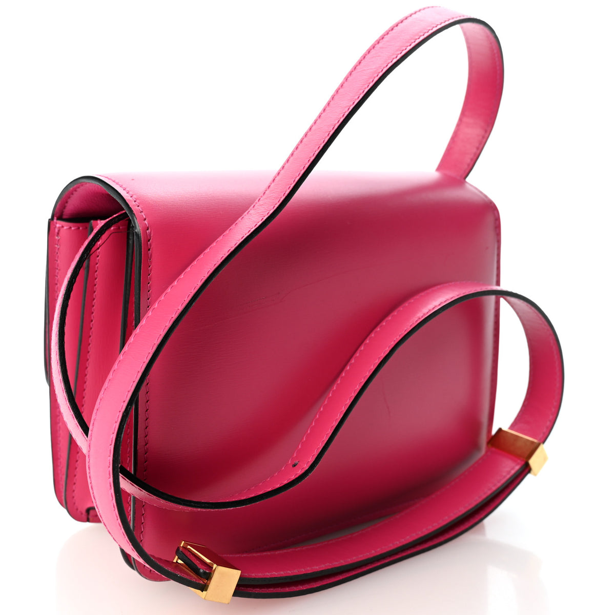 Celine Box Calfskin Small Classic Box Flap Bag Hibiscus 3 of 10