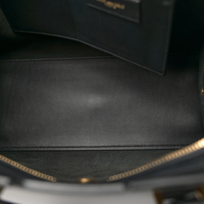 Saint Laurent Calfskin Small Classic Y Cabas Black 5 of 13