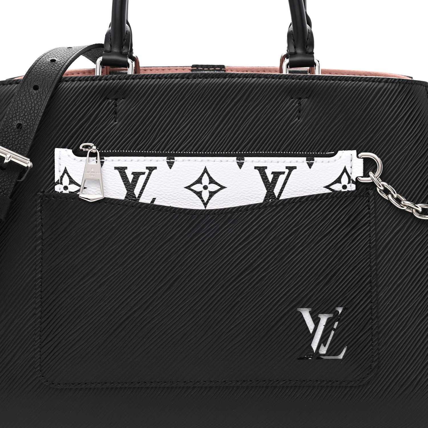 Louis Vuitton Epi Marelle Tote MM Black 8 of 10