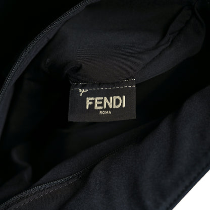 Fendi Nylon Vitello Elite Monster Eyes Tote Blue Scuro White Multicolor 8 of 19