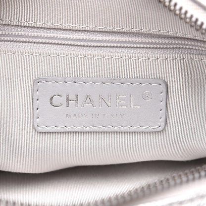 Chanel Metallic Calfskin Camera Case Silver 6 of 11
