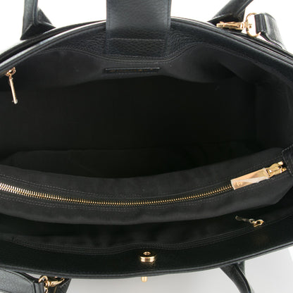 Chanel Calfskin Cerf Executive Shopper Tote Black 5 of 7