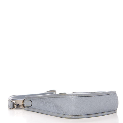 Hermes Taurillon Clemence Amazone Evelyne TPM Bleu Lin 4 of 14