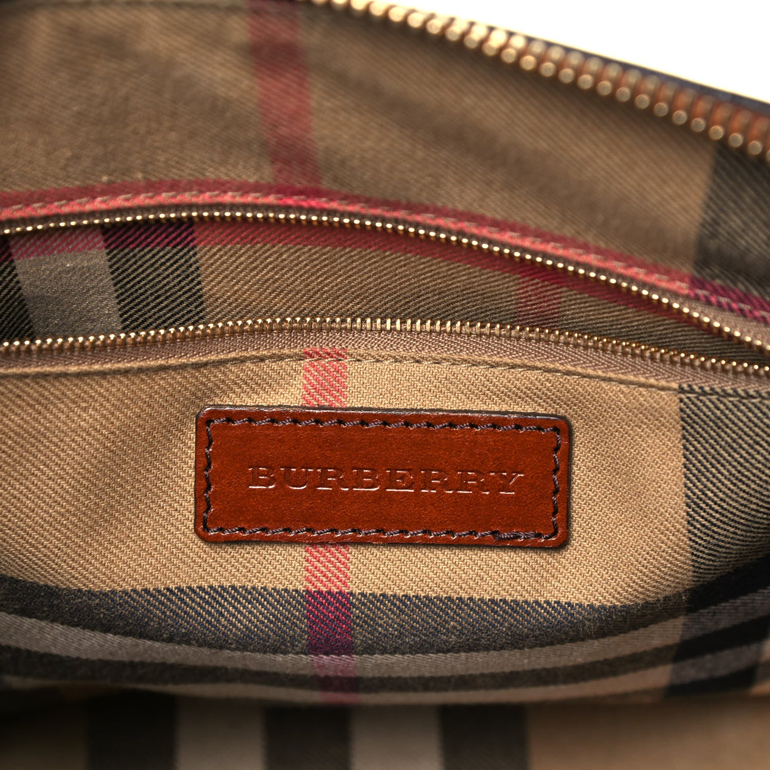 Burberry Bridle Calfskin Small Orchard Bowling Bag Dark Tan 6 of 10