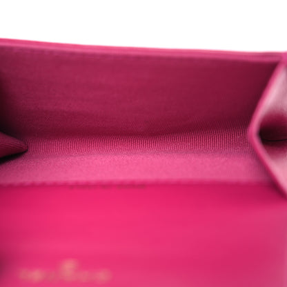 Chanel Aged Calfskin Quilted Reissue Flap Card Holder Fuchsia 5 of 12