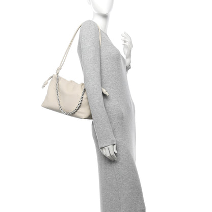 Loewe Mellow Nappa Medium Donut Chain Flamenco Knot Clutch Sea Salt 2 of 10