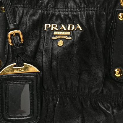 Prada Nappa Gaufre Tote Black 7 of 11