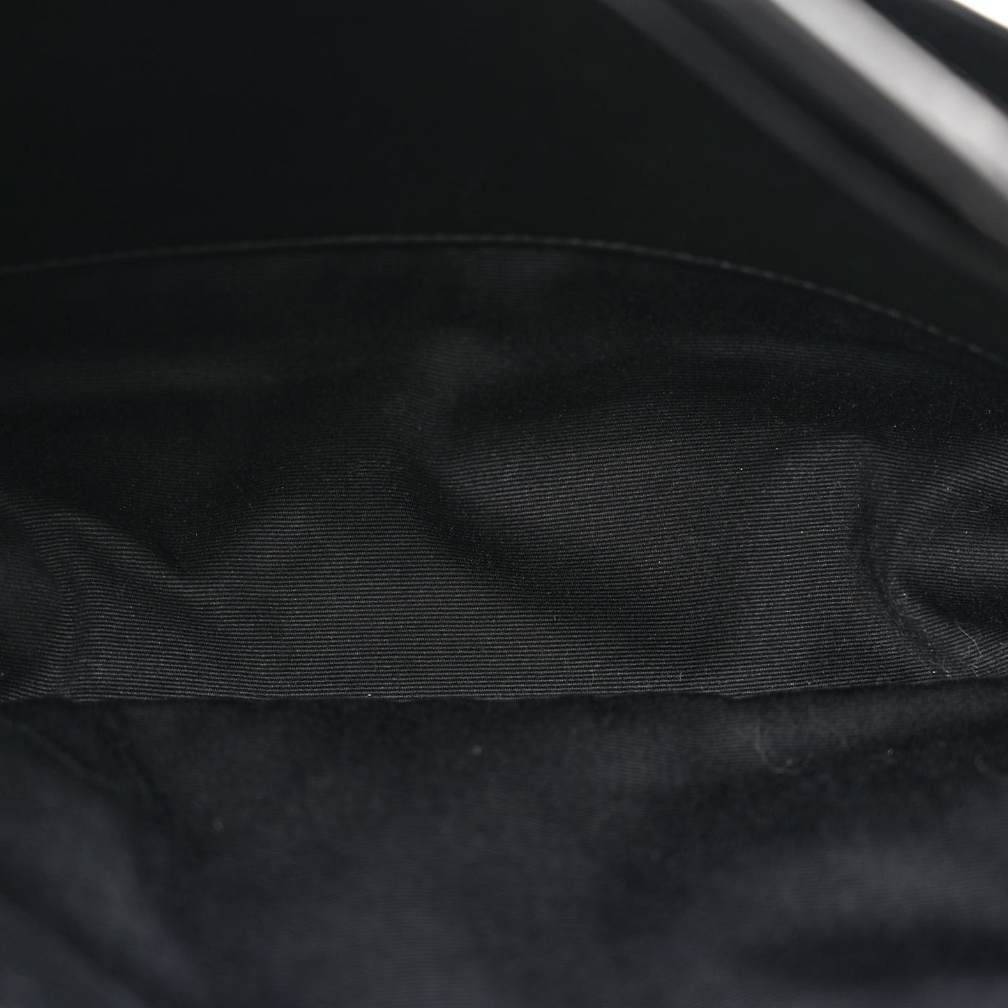 Crinkled Calfskin Matelasse Monogram Medium Niki Chain Satchel Black