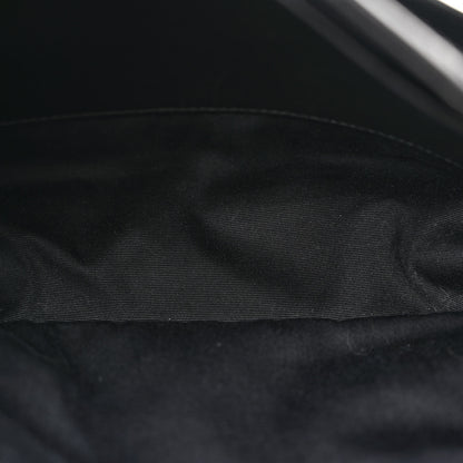 Saint Laurent Crinkled Calfskin Matelasse Monogram Medium Niki Chain Satchel Black 5 of 12