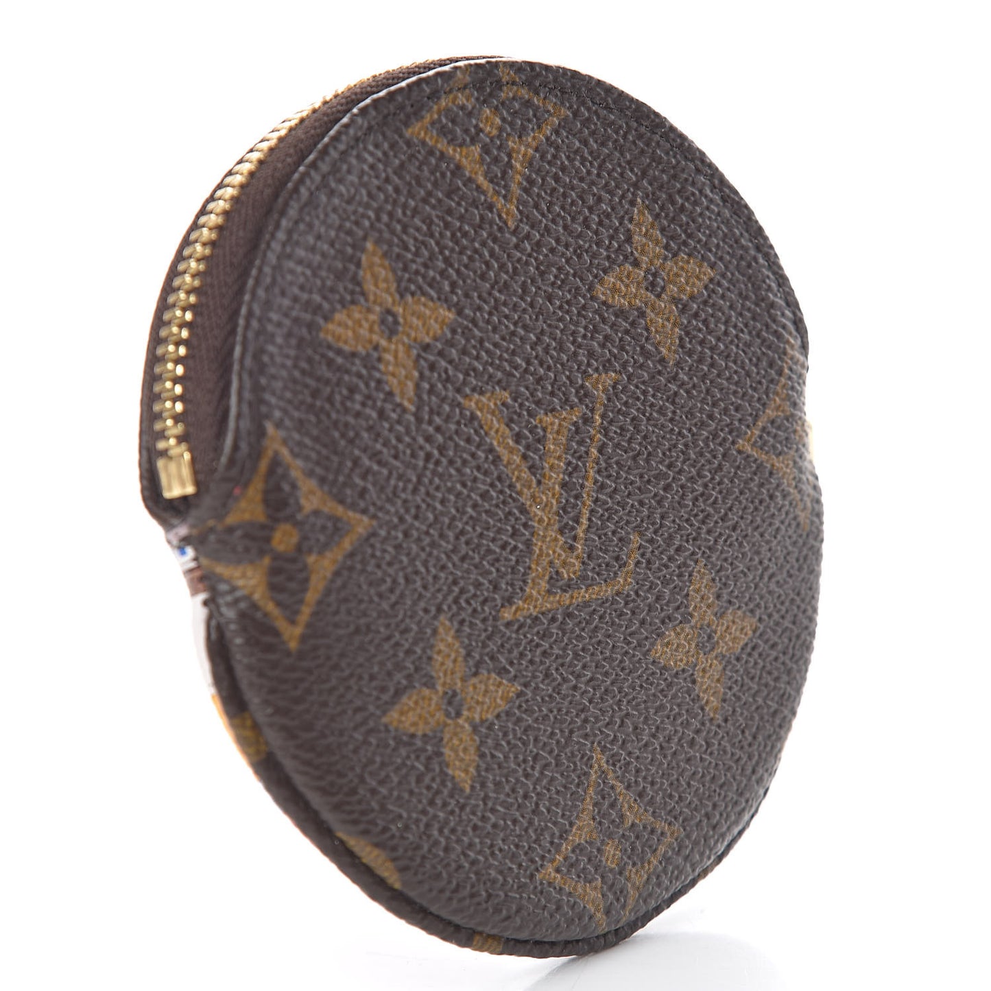 Monogram 2016 Christmas Animation Round Coin Purse Rouge