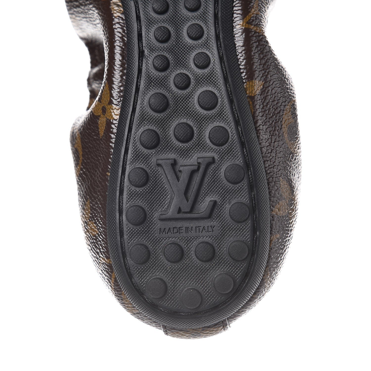 Louis Vuitton Monogram Flirty Ballerina Flats 37.5 Black 9 of 10