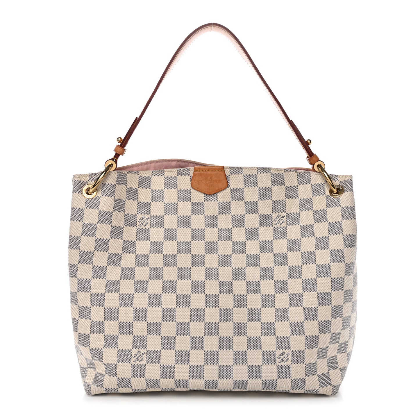 Damier Azur Graceful PM Rose Ballerine
