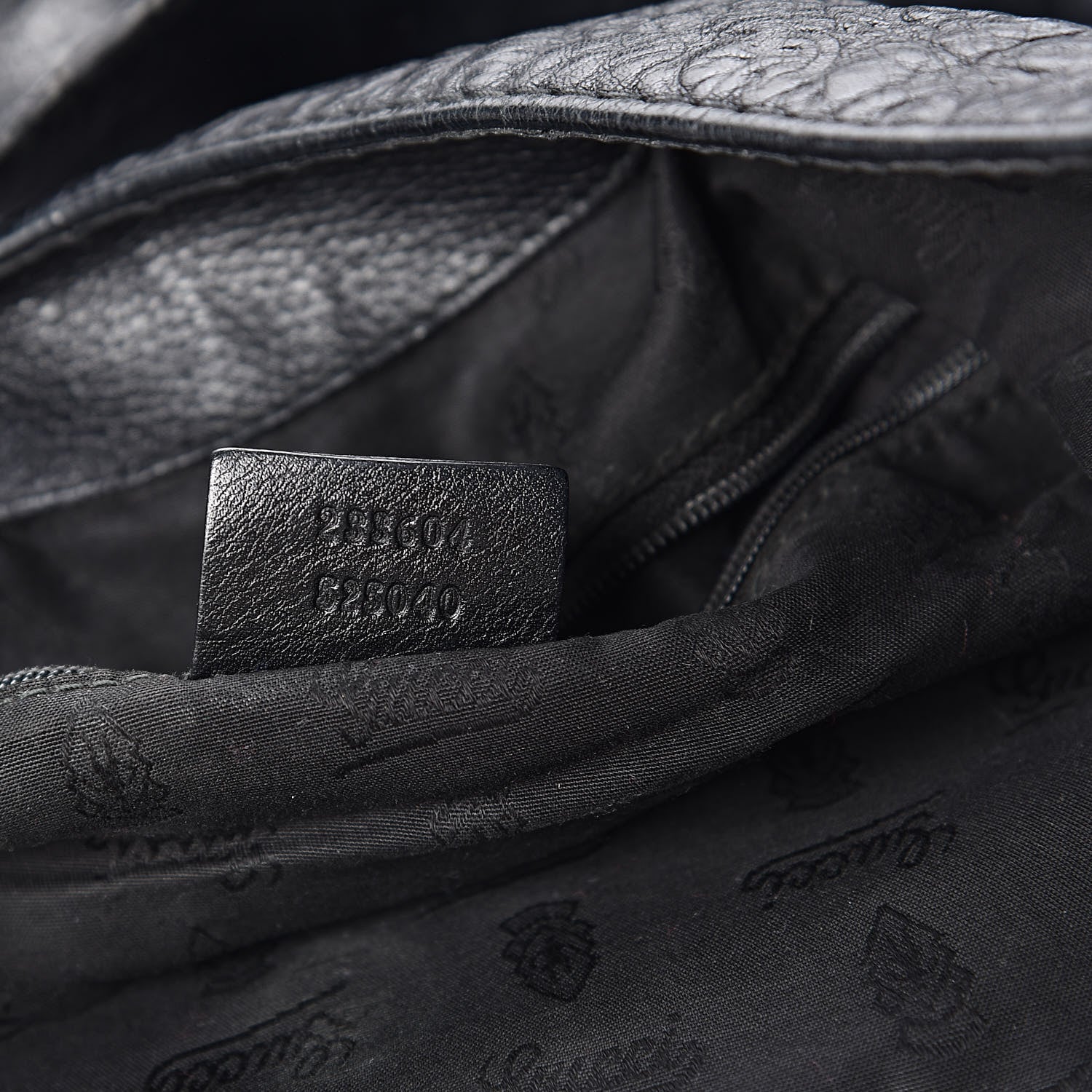 Gucci Guccissima Large New Ladies Web Hobo Black 7 of 13
