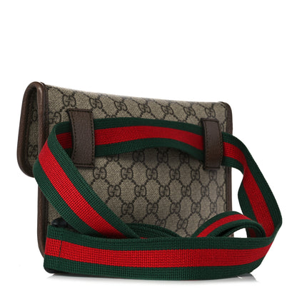 Gucci GG Supreme Monogram Neo Vintage Web Belt Bag Brown 3 of 9