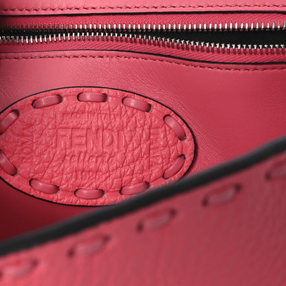 Fendi Cuoio Roma Sellerissima Nappa Sintetica Tape Stitch Baguette Pink Dalia 6 of 10