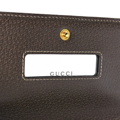 Gucci GG Supreme Monogram Web Ophidia Wallet On Chain Brown 7 of 9