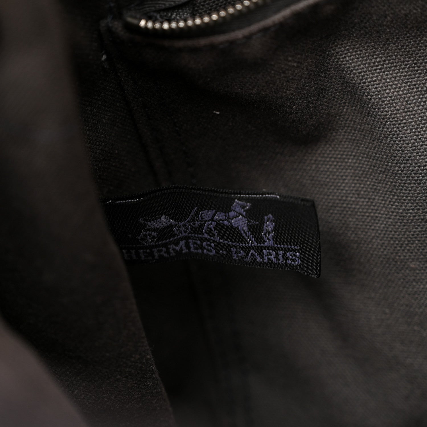 Hermes Canvas Tout Fourre PM Grey 6 of 12