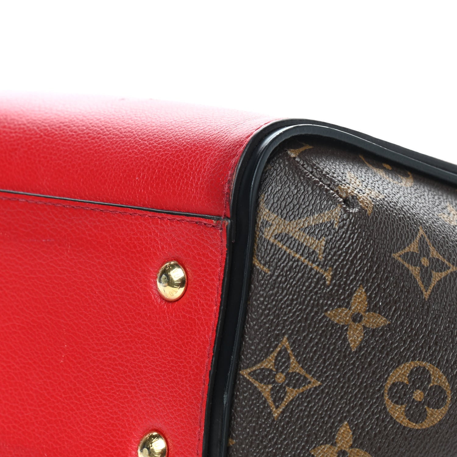 Louis Vuitton Calfskin Monogram Kimono Tote Cherry 16 of 16