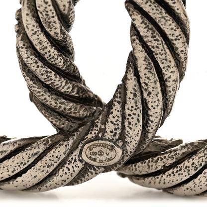 Chanel Ruthenium Twisted CC Brooch 3 of 3