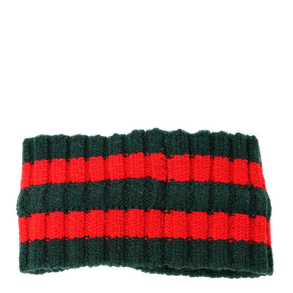 Gucci Wool Web Headband M Green Red 1 of 6