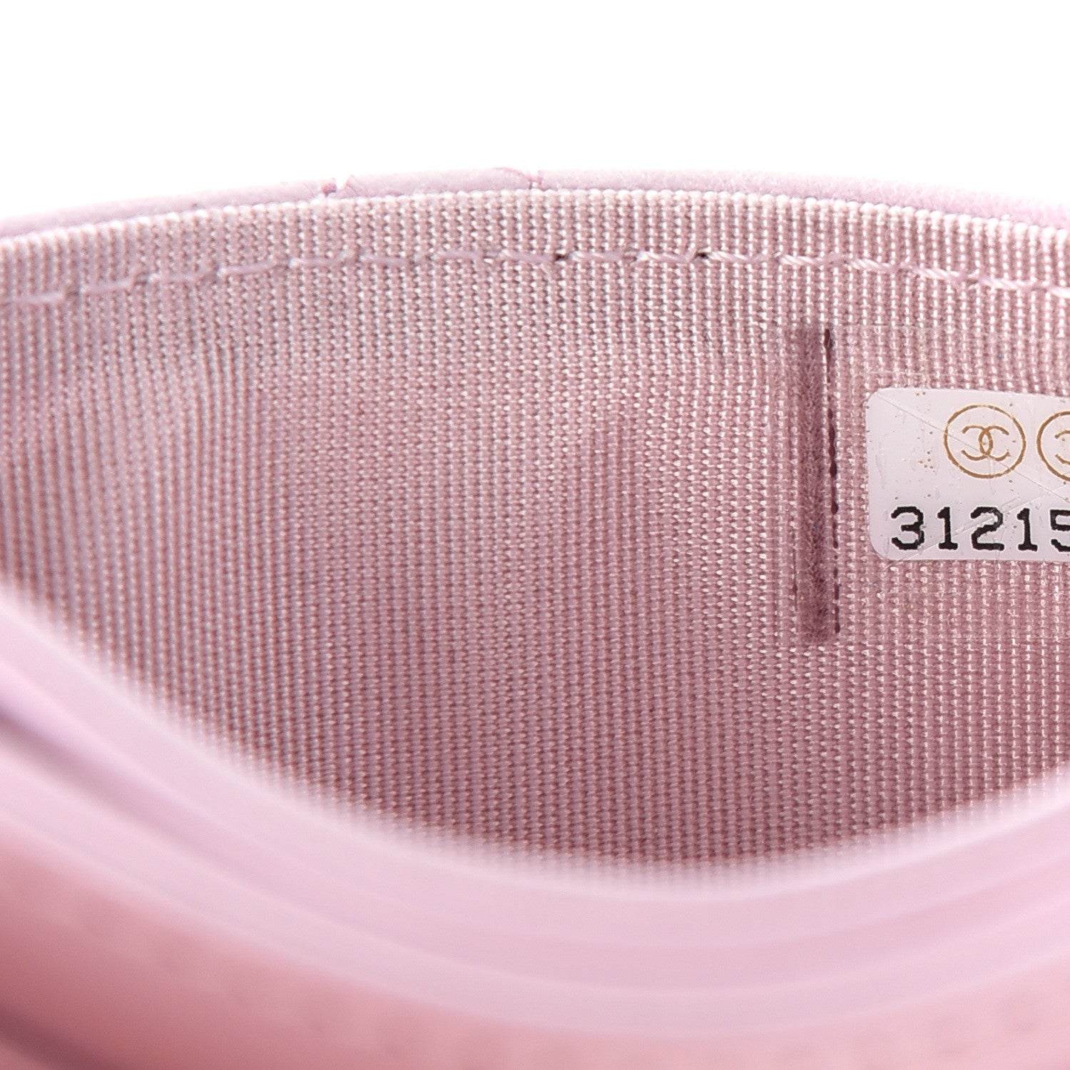 Chanel Lambskin Quilted Chanel 19 Card Holder Light Pink 8 of 9