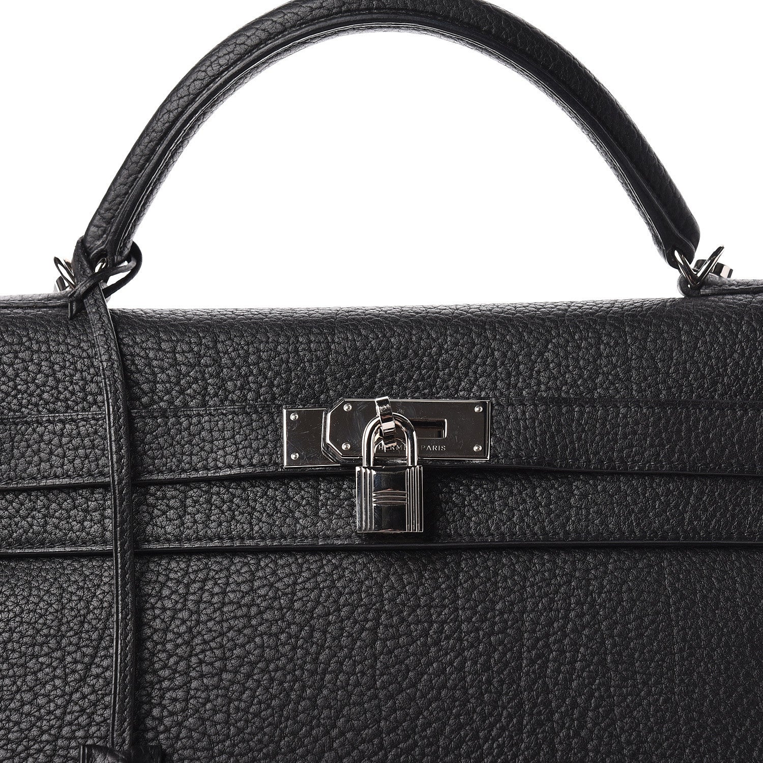 Hermes Fjord Kelly Retourne 40 Black 39 of 47