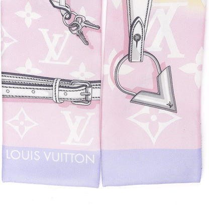 Louis Vuitton Silk Monogram Escale Confidential Bandeau Pink 2 of 3