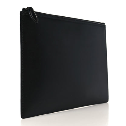Alaia Calfskin Laser Cut Logo Pouch Black 3 of 6