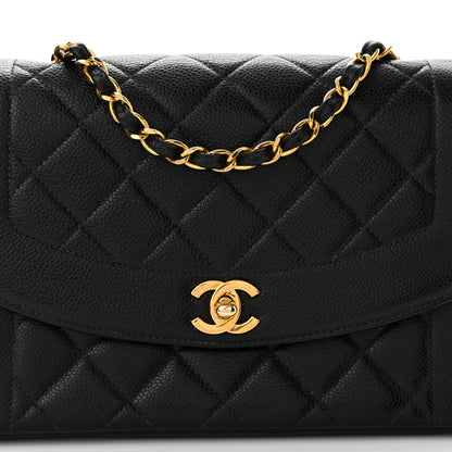 Chanel Caviar Quilted Medium Single Flap Black 7 of 10
