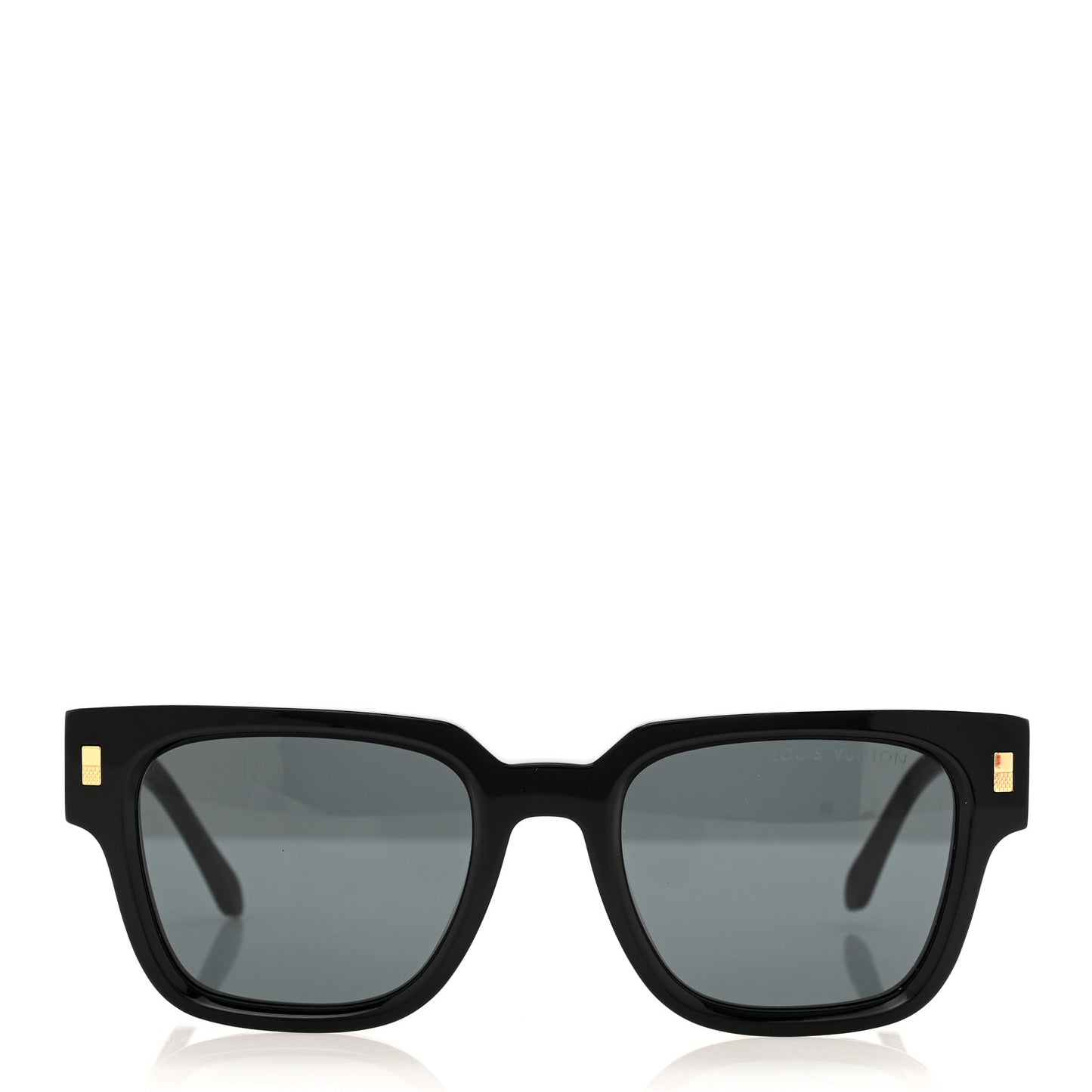 Acetate Escape Square Sunglasses Z1496E Black