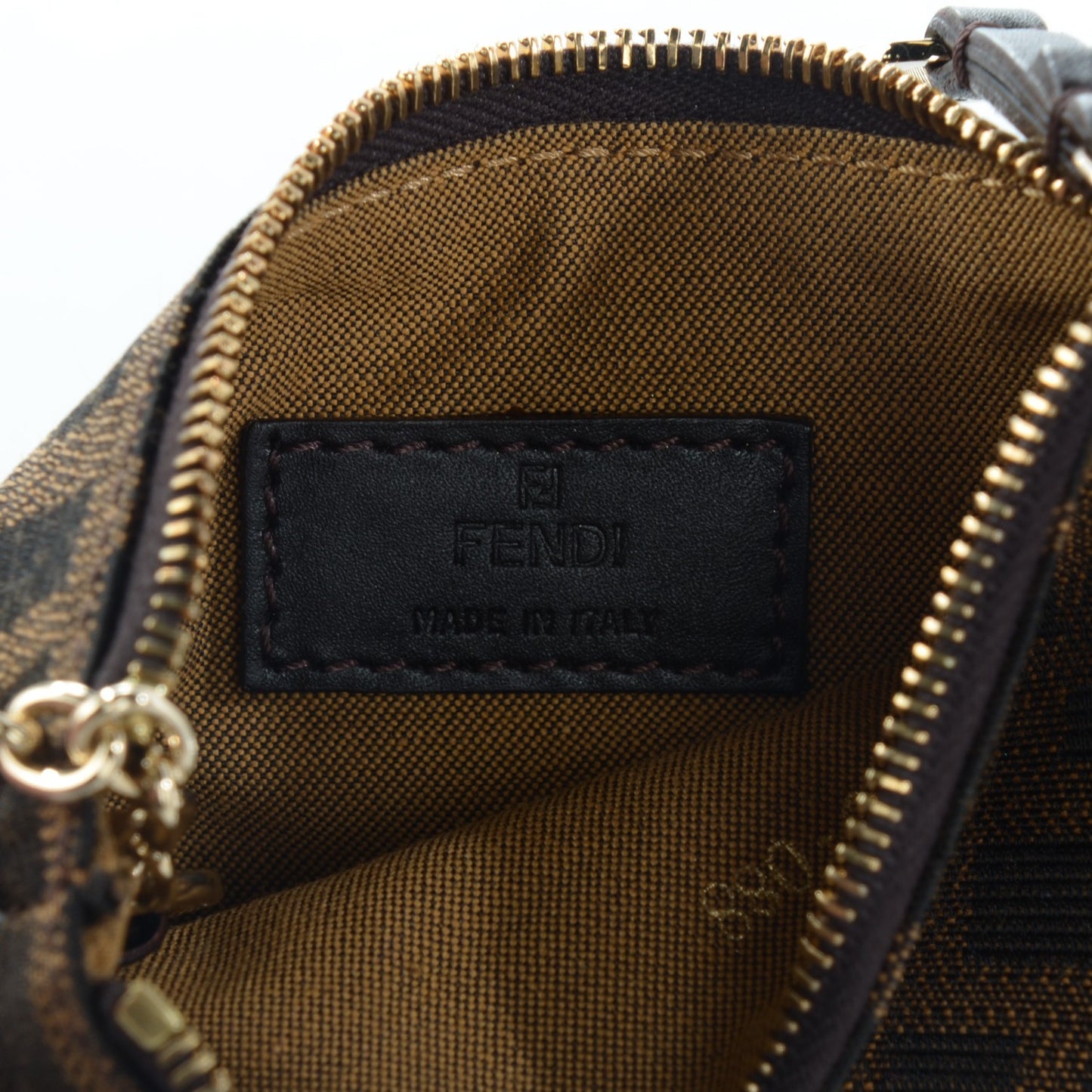Zucca Coin Pouch Key Case Tobacco