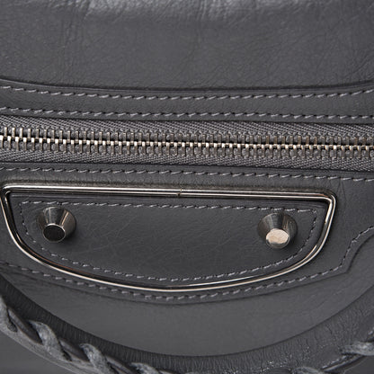 Balenciaga Agneau Silver Metallic Edge Hardware City Gris Cendre 11 of 11