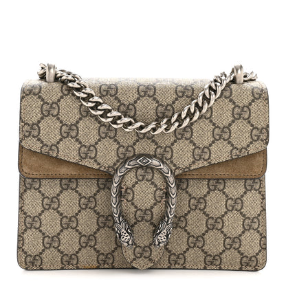 Gucci GG Supreme Monogram Mini Dionysus Shoulder Bag Taupe 1 of 11