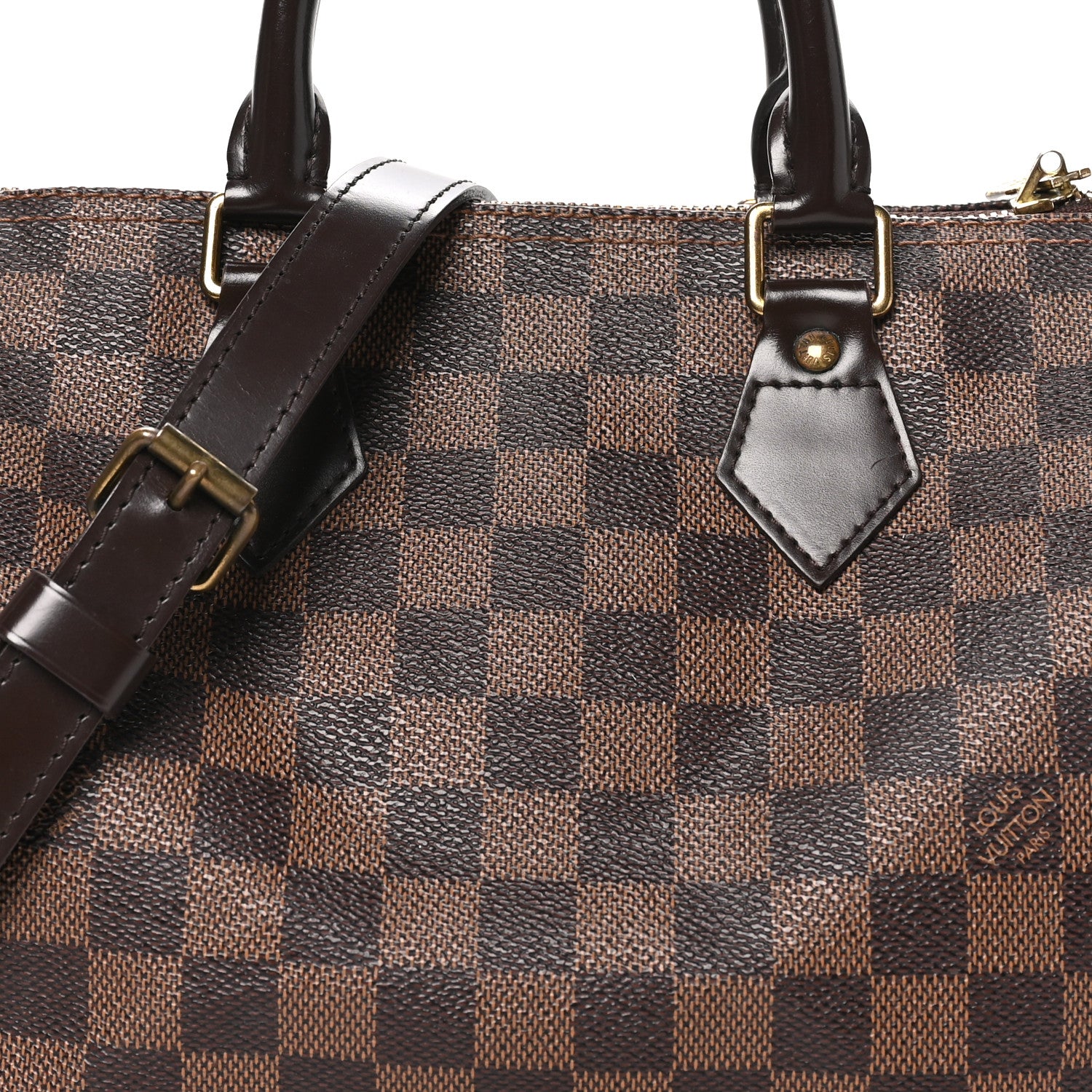 Louis Vuitton Damier Ebene Speedy Bandouliere 25 8 of 10