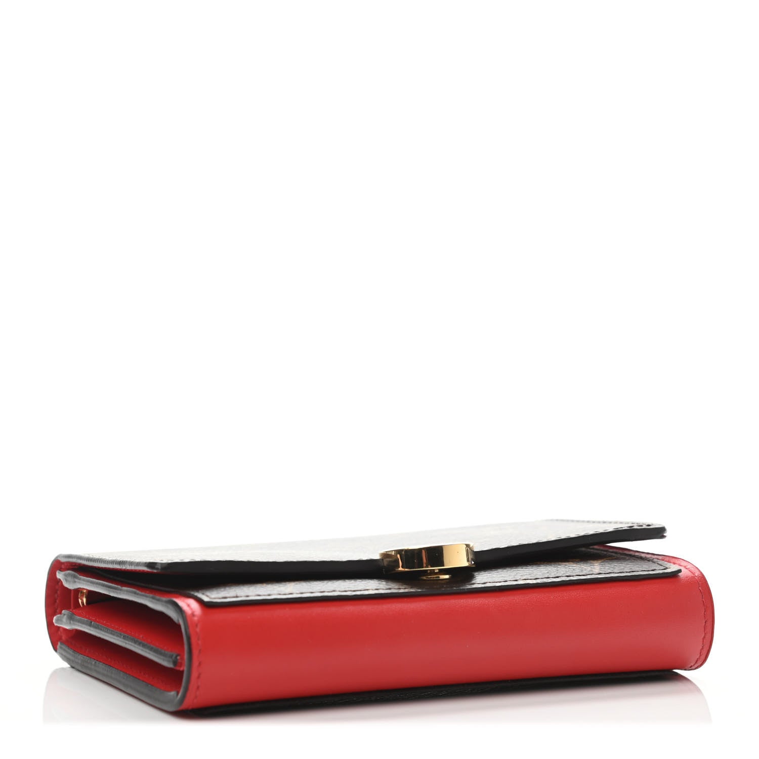 Louis Vuitton Monogram Flore Compact Wallet Coquelicot 3 of 4